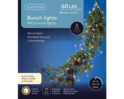 Ghirlanda di MicroLED 960 LED Luce bianca calda LUMINEO Ghirlanda di MicroLED 960 LED Luce bianca calda LUMINEO