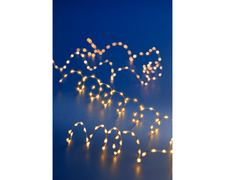 lumineo 100 micro led extra dense b-o string lights