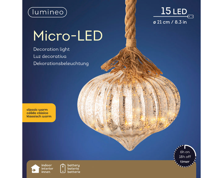 Battery Operated Micro LED Decoration Lights - Onion