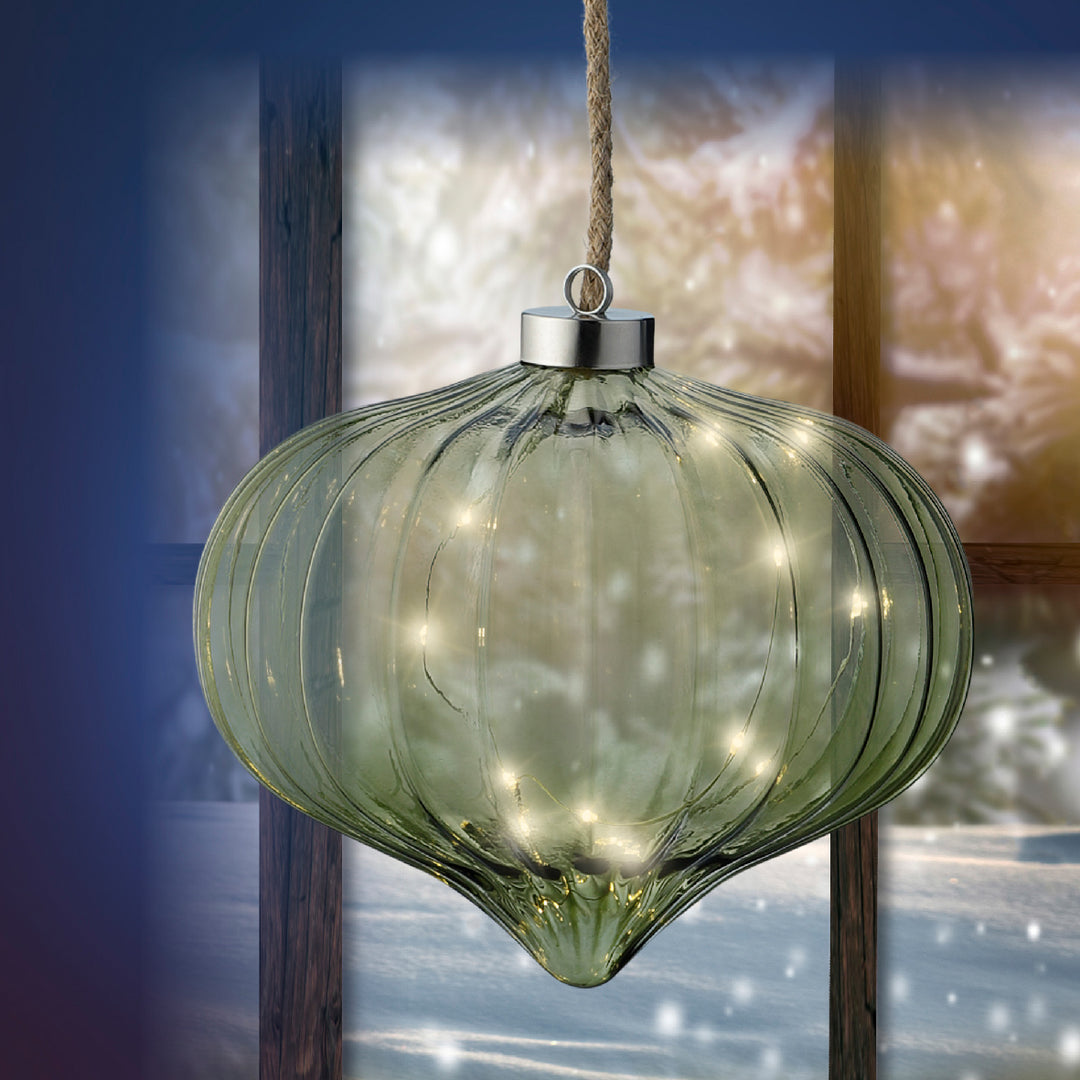 Micro LED Onion Steady 21cm Green/Warm White