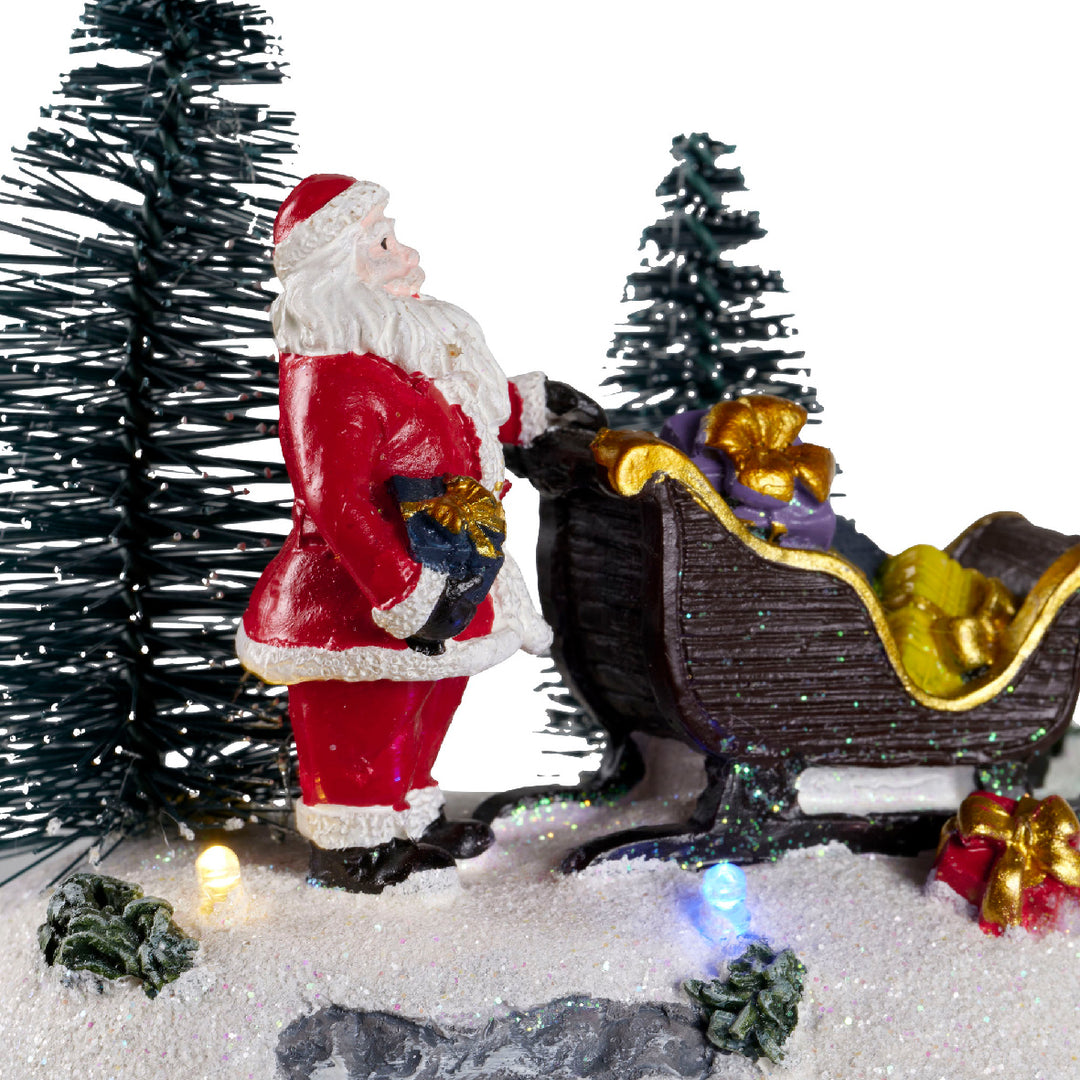 Battery Operated LED Wintery Scene