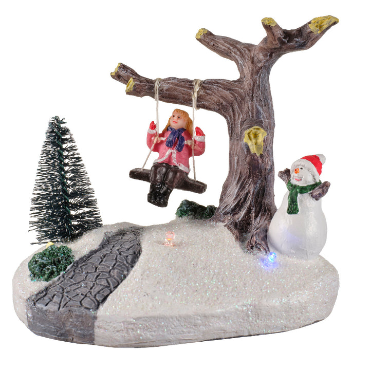 Battery Operated LED Wintery Scene