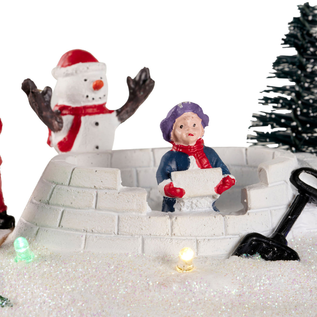 Battery Operated LED Wintery Scene