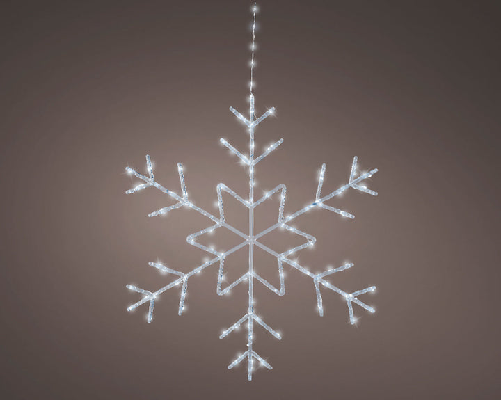 Micro LED Frame Light Plastic Snowflake Cool White