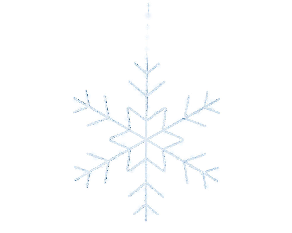 Micro LED Frame Light Plastic Snowflake Cool White