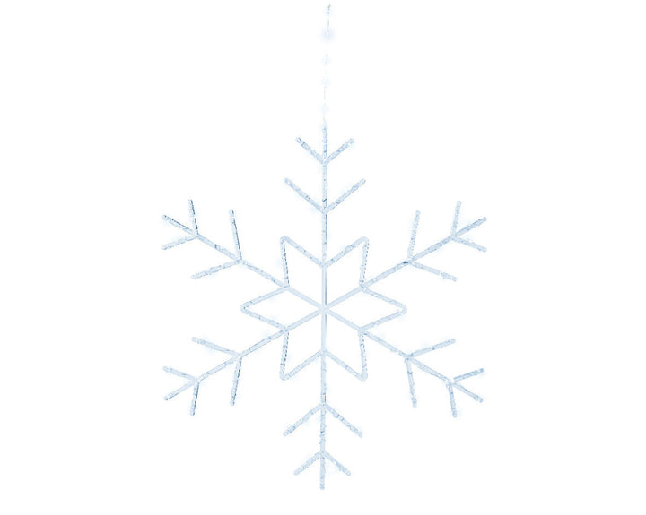 Micro LED Frame Light Plastic Snowflake Cool White