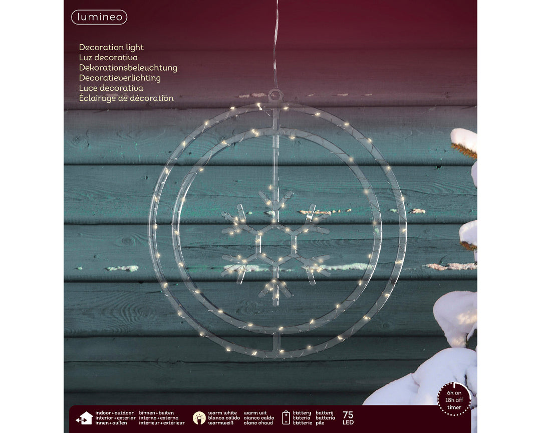 Micro LED Frame BO Snowflake