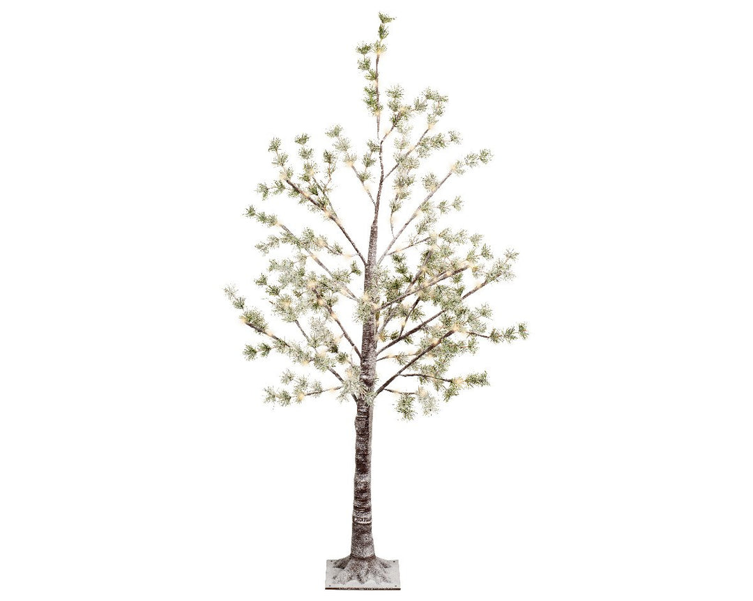 lumineo led tree w/ green leaves - 150cm