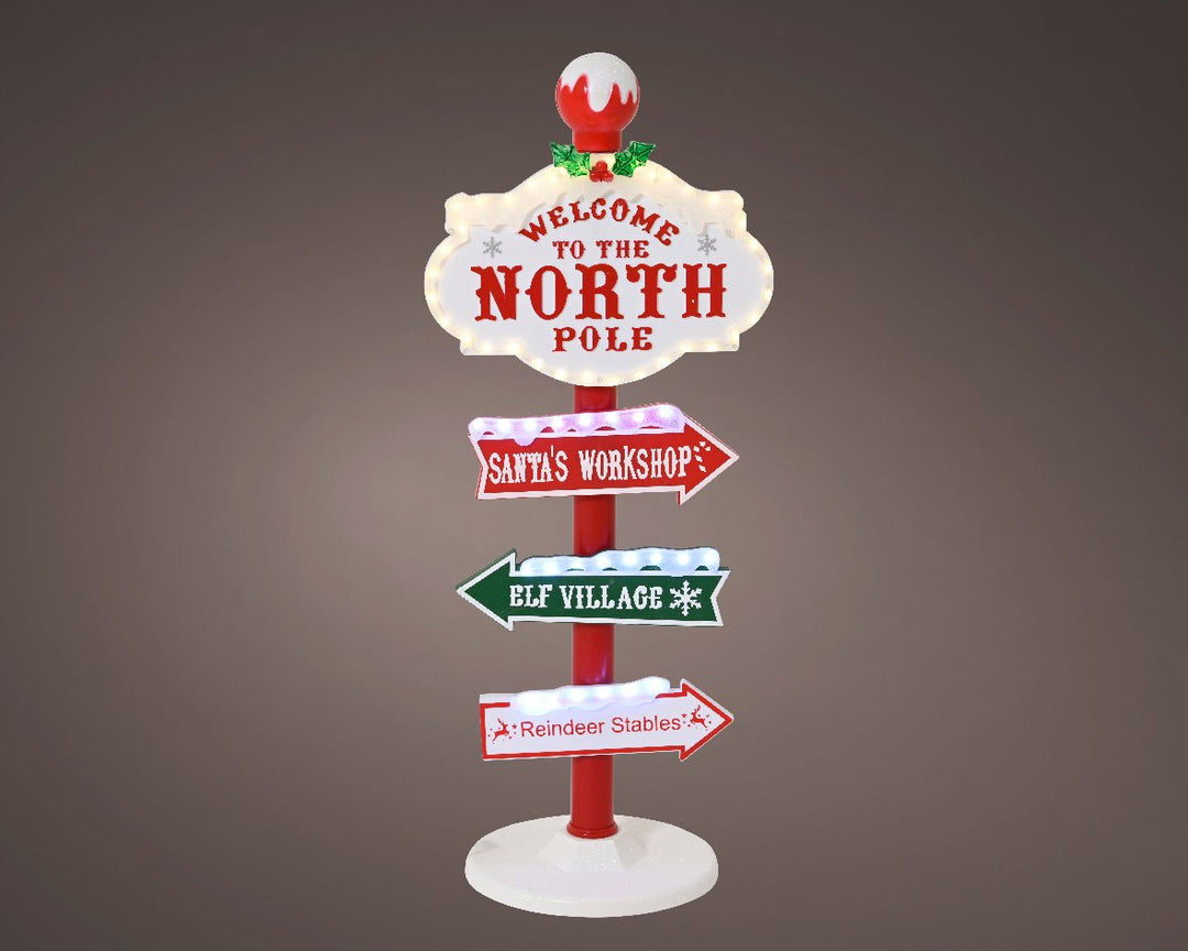 lumineo micro led north pole sign