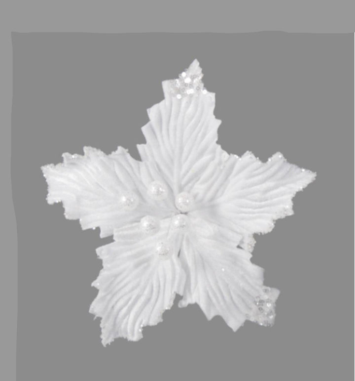 Large Clip On Poinsettia