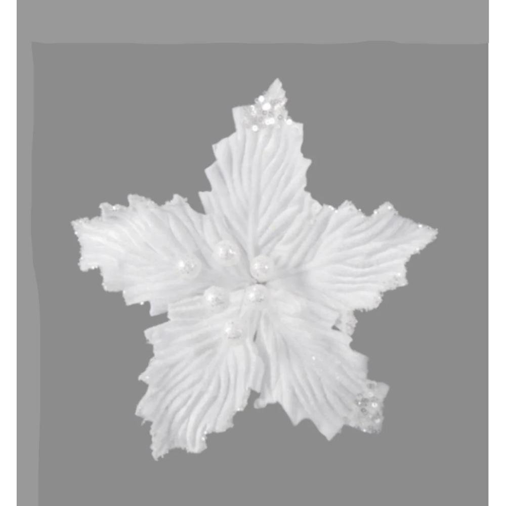 Large Clip On Poinsettia