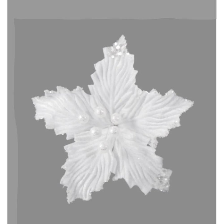 Large Clip On Poinsettia