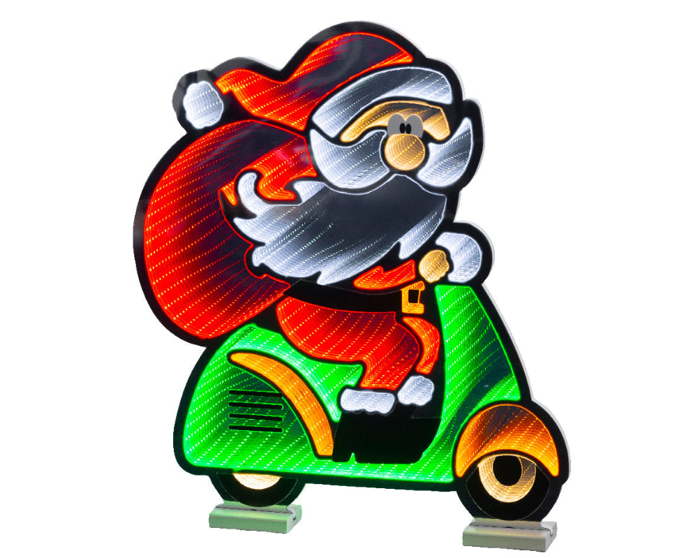 LV Infinity Santa On Scooter