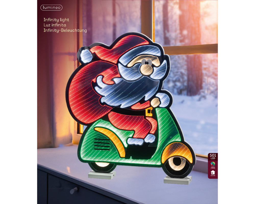 LV Infinity Santa On Scooter