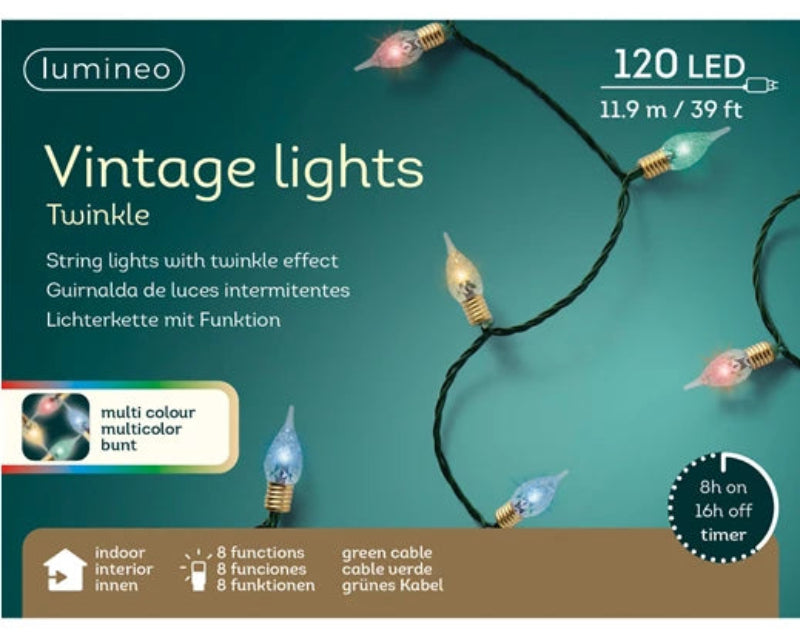 120 LED Vintage Tree Lights