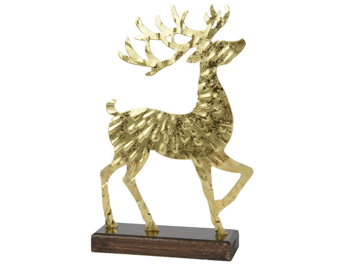 kaemingk hammered deer - gold