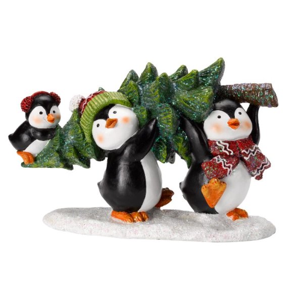 Pinguins W/ Tree