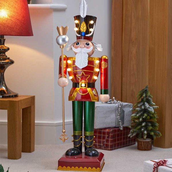 Battery Operated Inlit Nutcracker Traditional