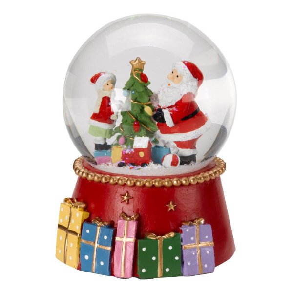 Musical Santa Gifts Snow Globe