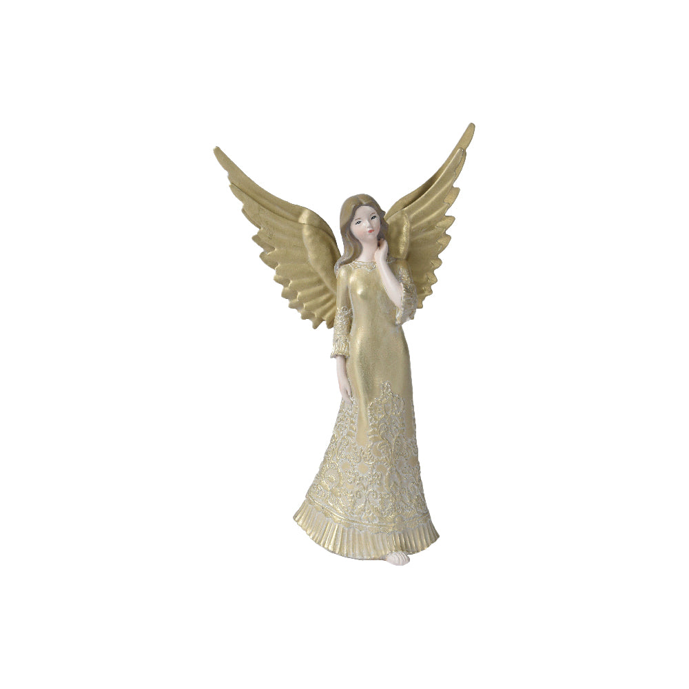 Cream/ Gold Angel Ornament