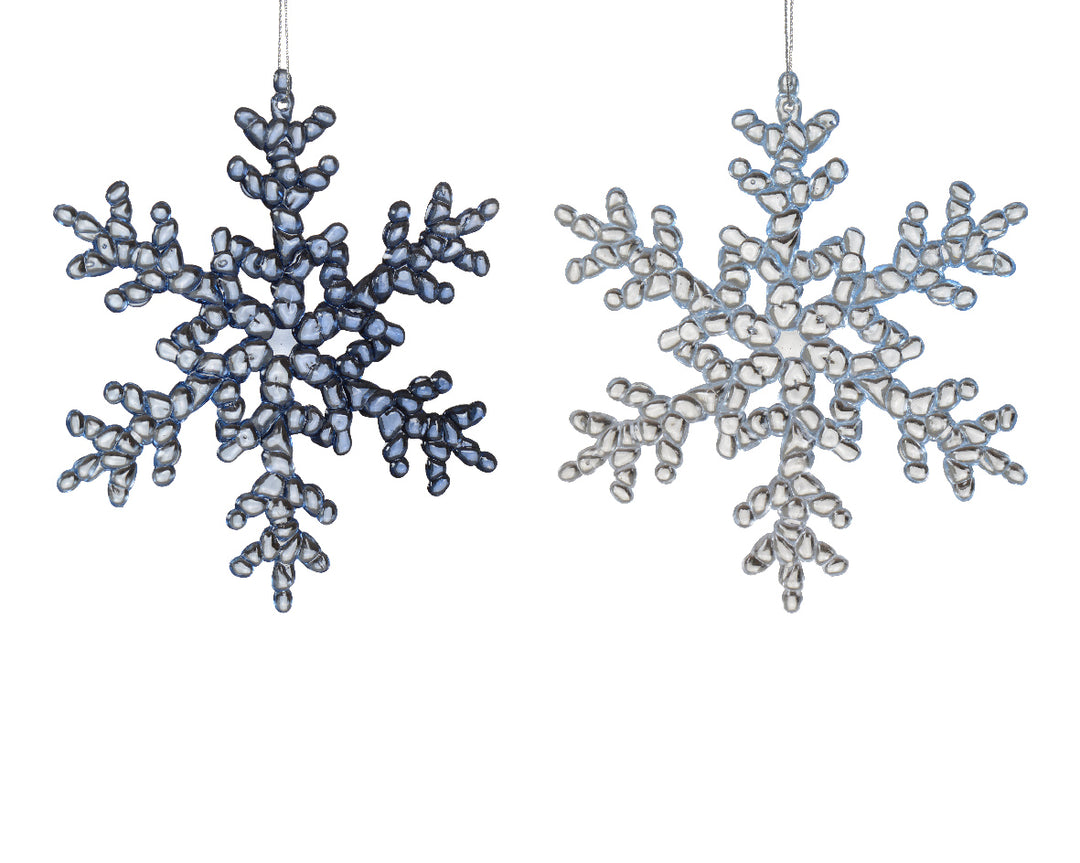 kaemingk shatterproof snowflake - set of 2