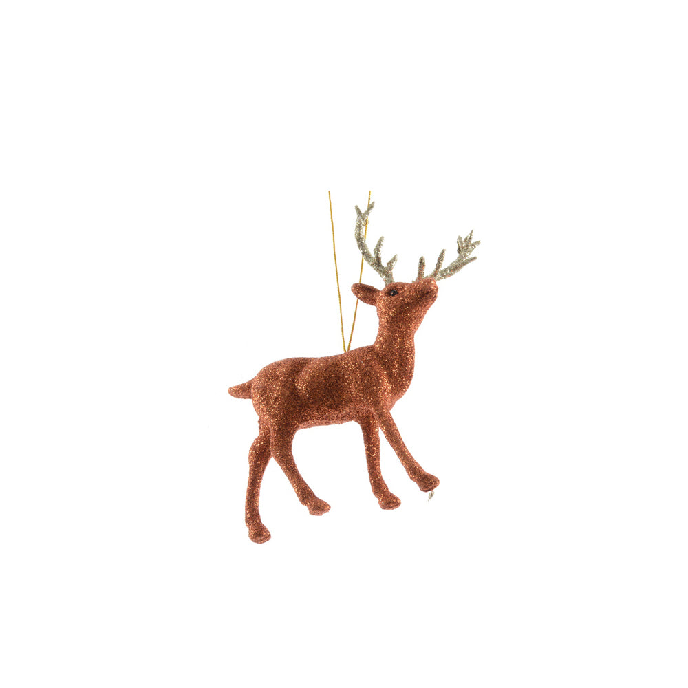 Plastic Reindeer Hanging Ornament