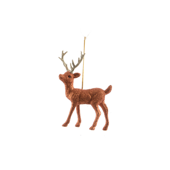 Plastic Reindeer Hanging Ornament