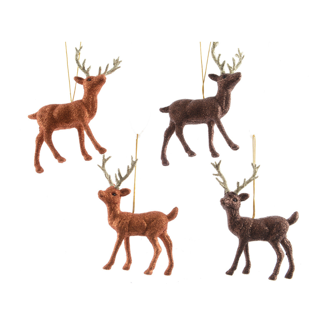 Plastic Reindeer Hanging Ornament