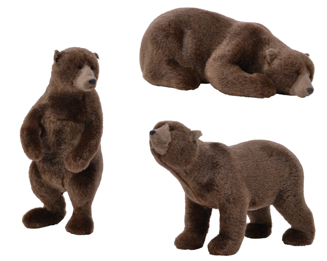 kaemingk bear brown- set of 3