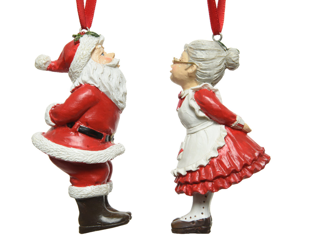 10cm Santa/ Mrs Claus Figure