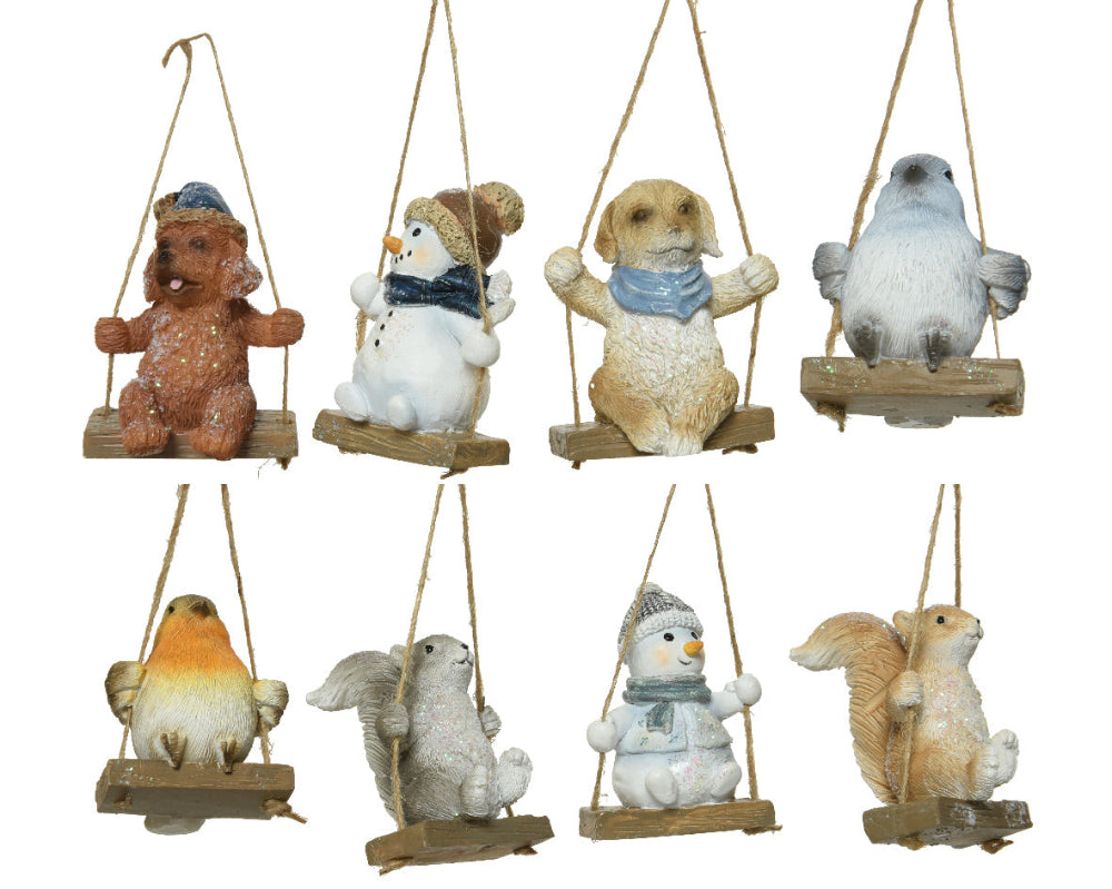 Animals Polyresin With Glitter