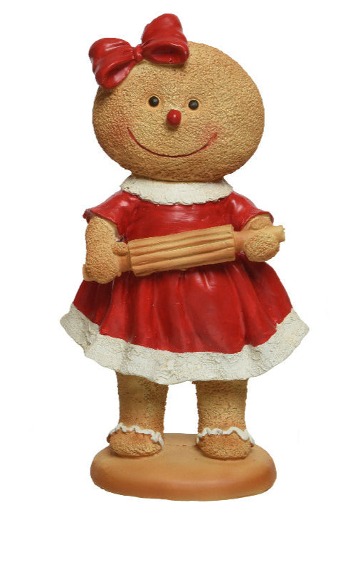 Standing Gingerbread Figure 16cm – ChristmasLightsandTrees.com