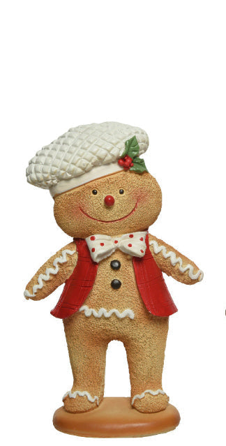 Standing Gingerbread Figure 16cm – ChristmasLightsandTrees.com