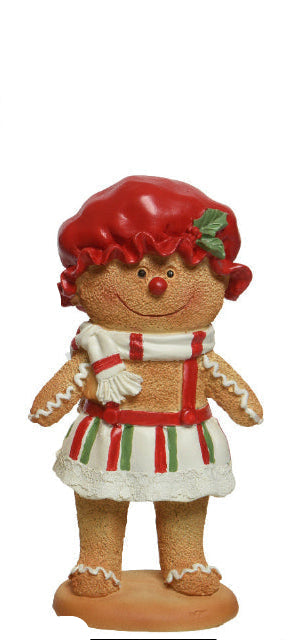 Standing Gingerbread Figure 16cm – ChristmasLightsandTrees.com