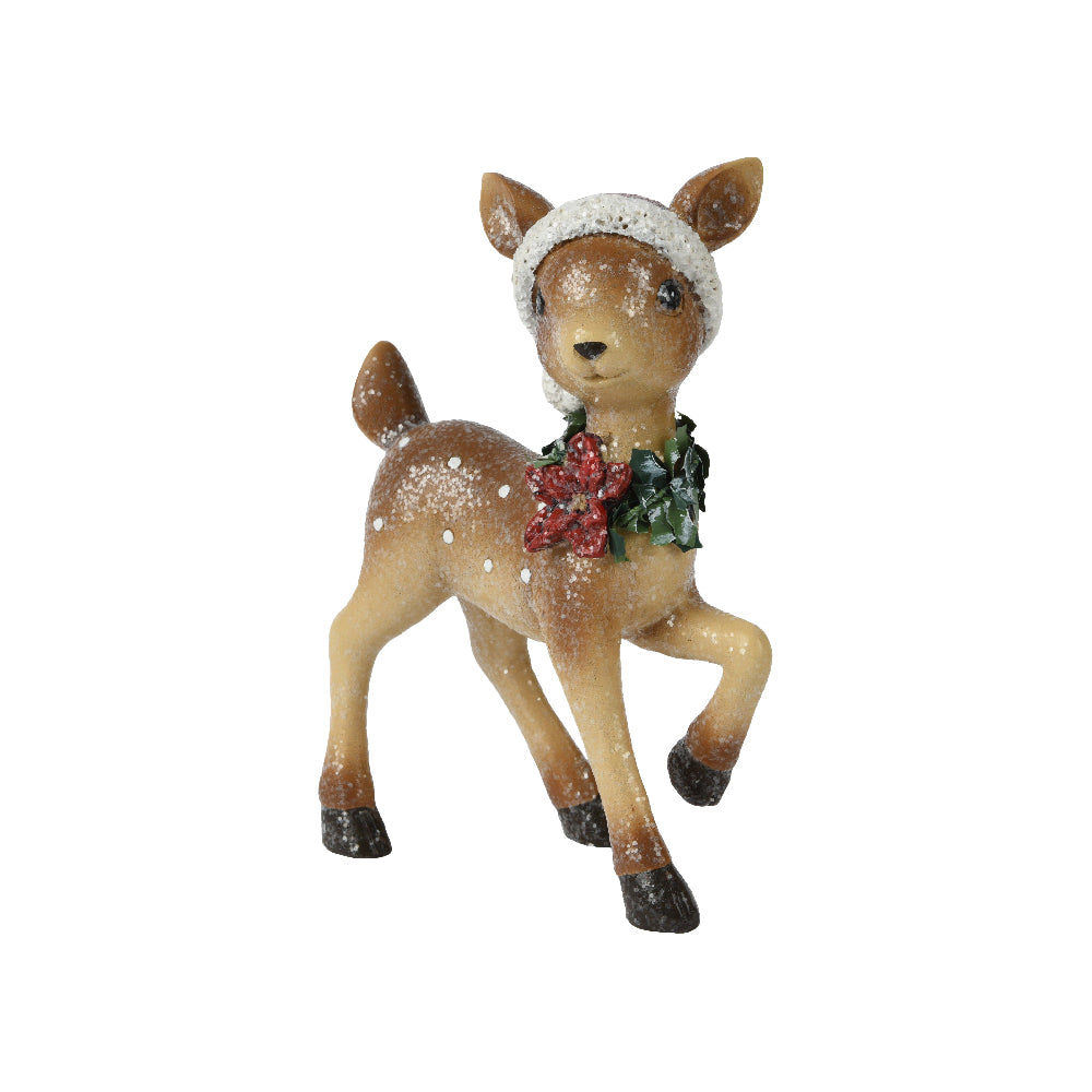 Deer W/ Hat & Wreath