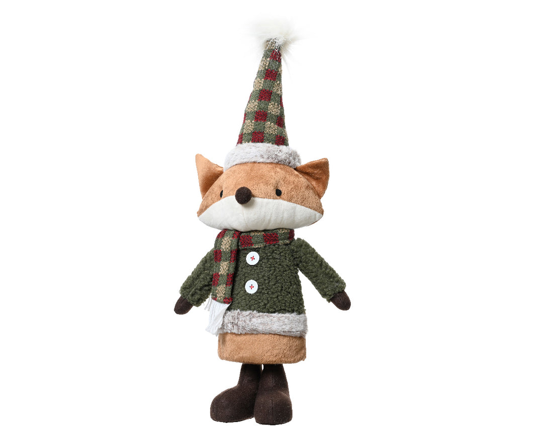 kaemingk fox w/ hat & scarf