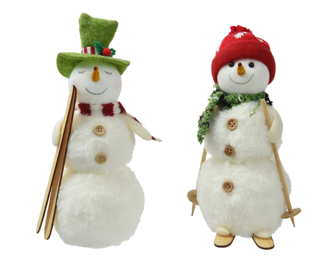 kaemingk polyester snowman - set of 2