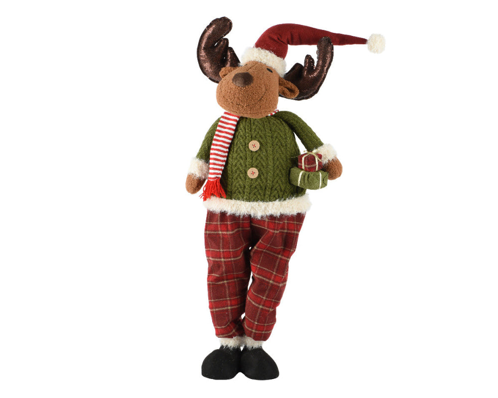 140cm Deer Polyester With Hat & Scarf