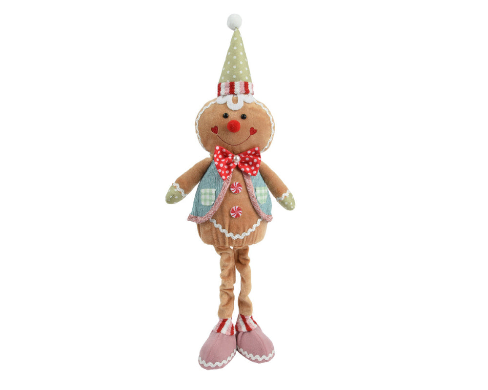 Gingerbread Polyester With Extending Legs