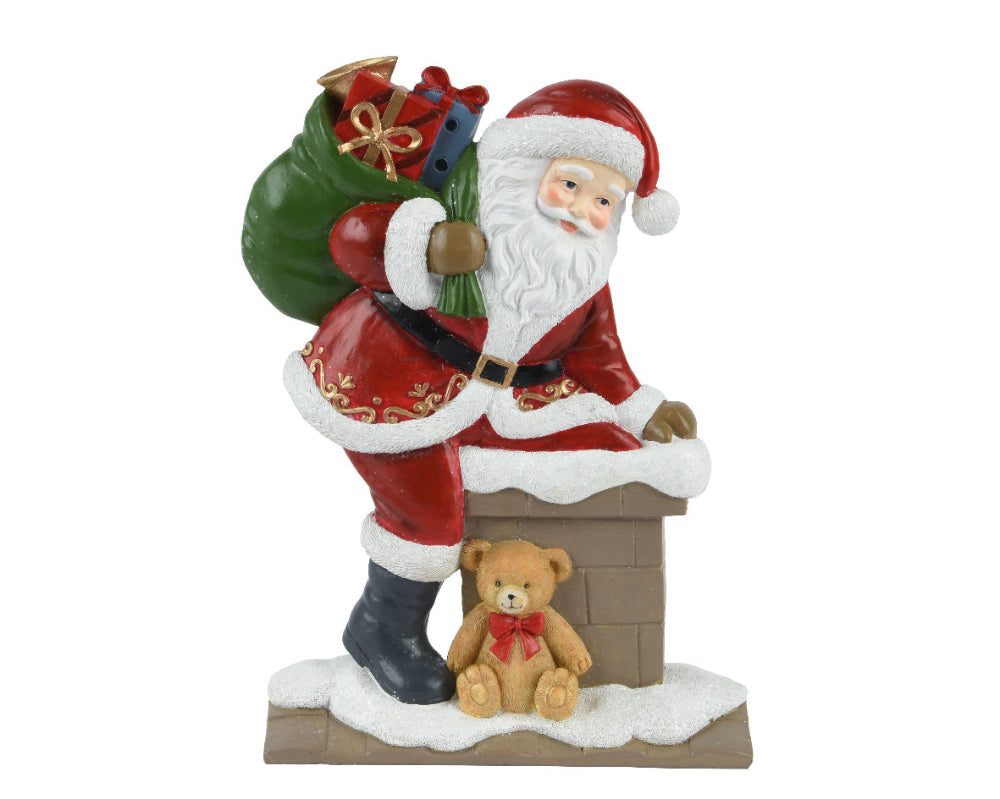 Santa polyresin chimney