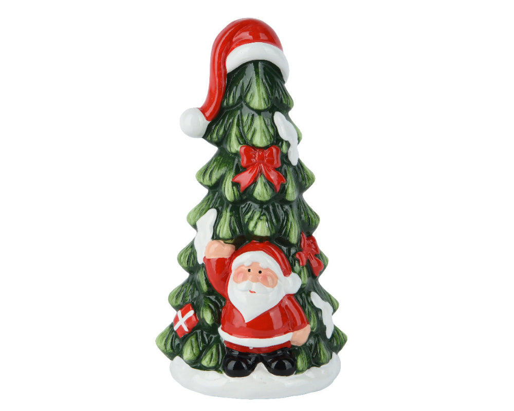 Santa With Terracotta Tree