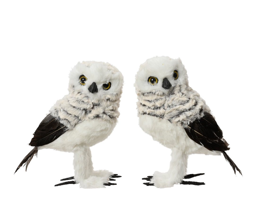 kaemingk grey owl - set of 2