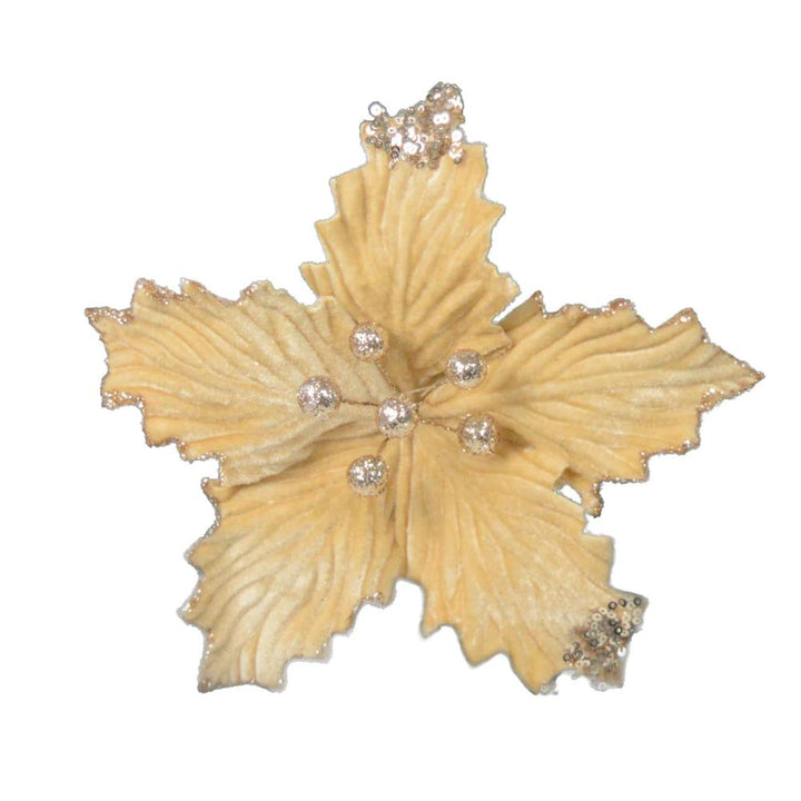Large Clip On Poinsettia