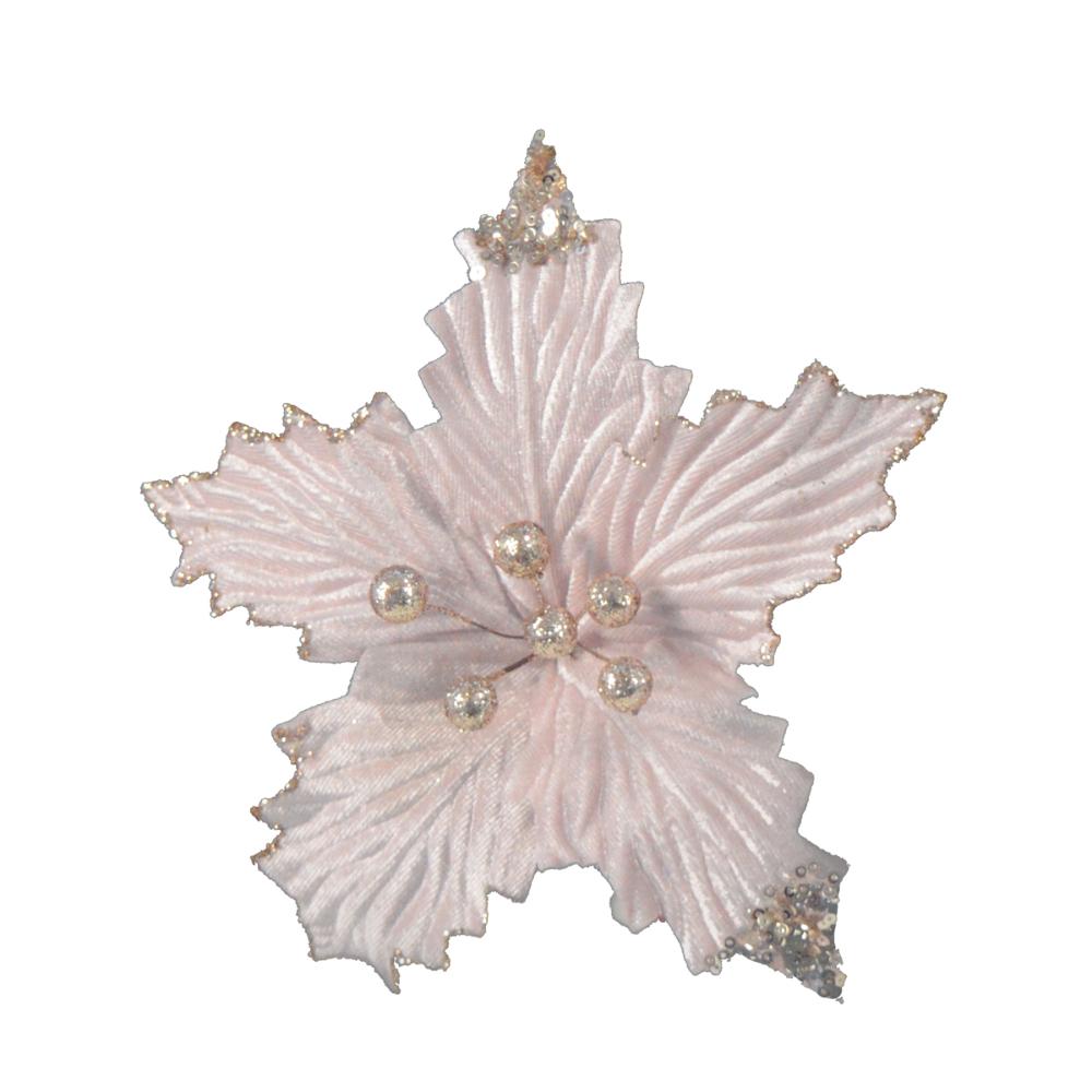 Large Clip On Poinsettia