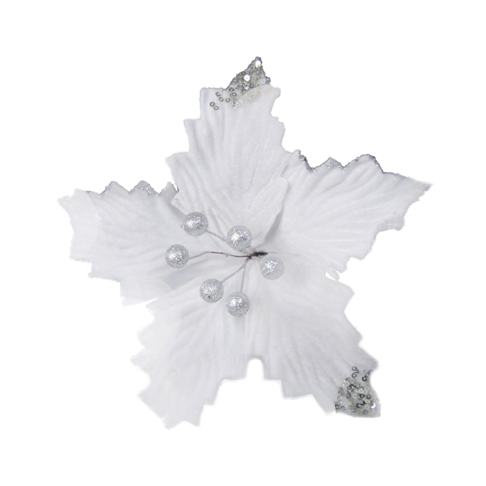 Large Clip On Poinsettia