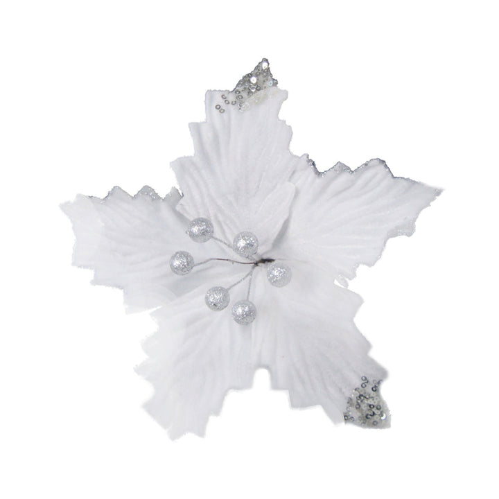 Large Clip On Poinsettia