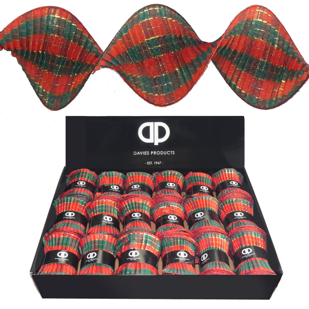 2.7m Ruffle Ribbon Tartan