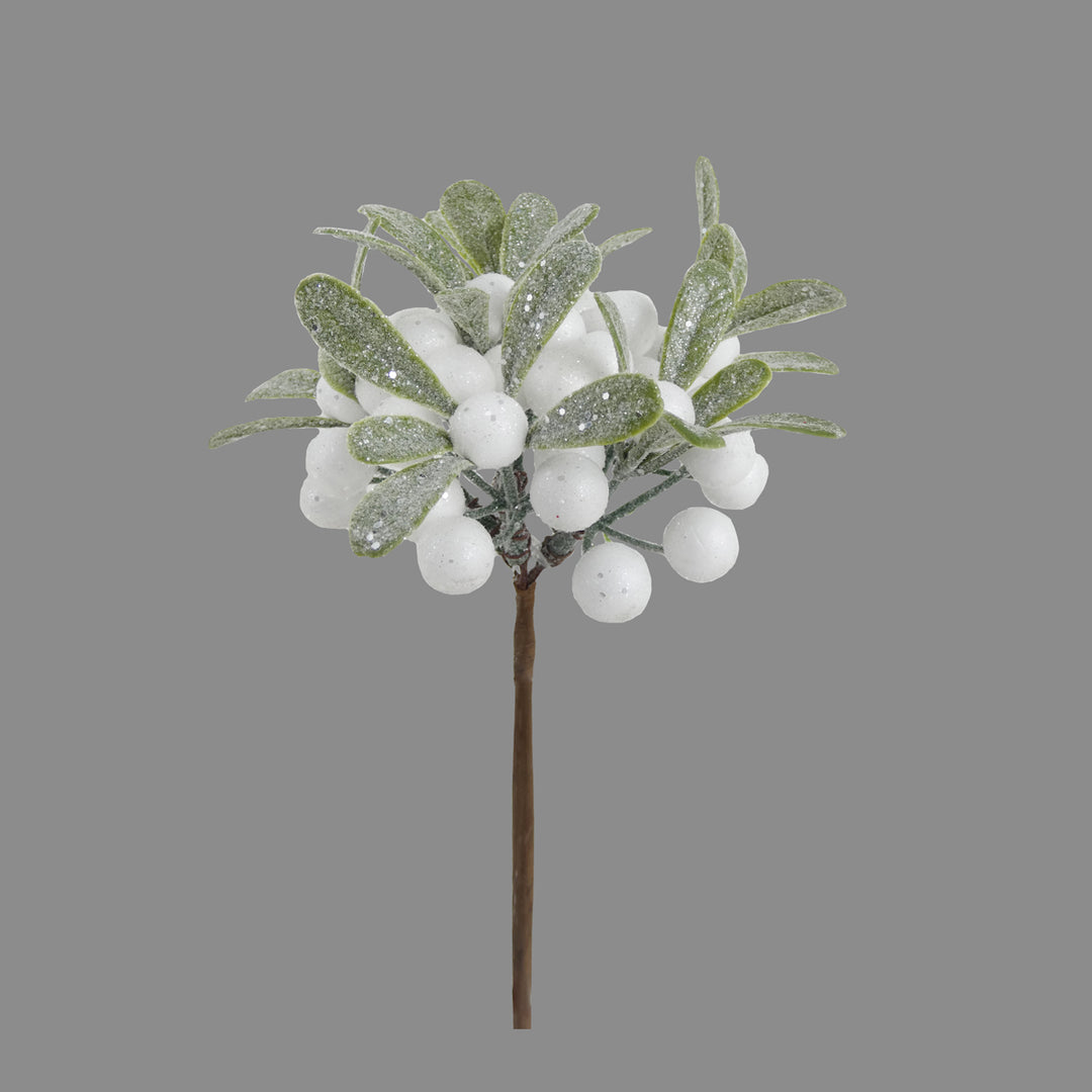 Mistletoe Berry Floristry Pick