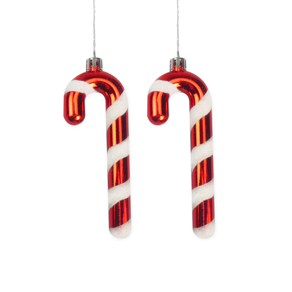 12cm Candy Canes - Set Of 2