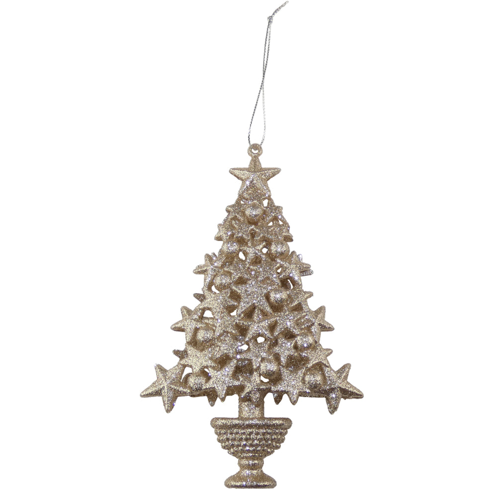 Christmas tree ornament with stars